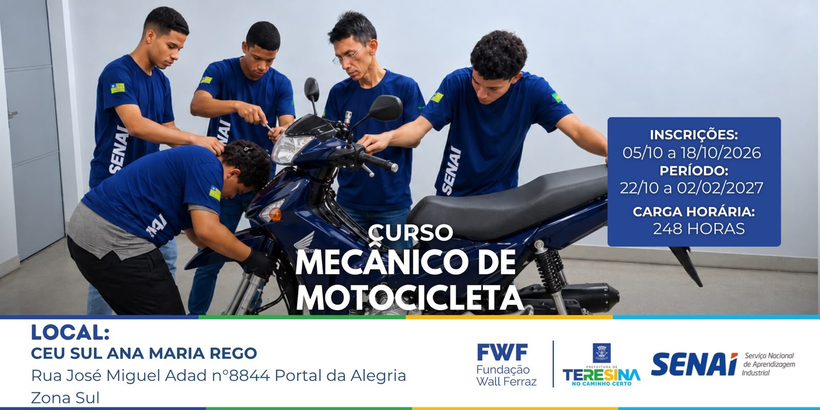 Mecânico de Motocicleta 4 - CEU/SUL NOITE